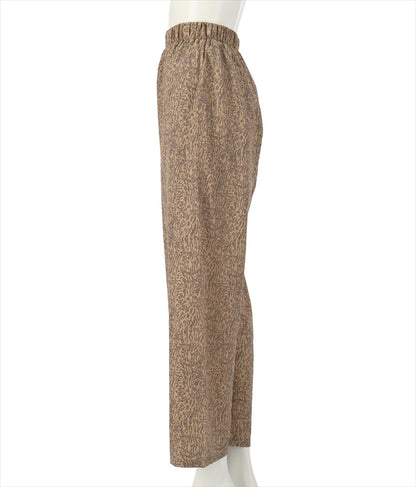 アニマルニュアンス柄ワイドパンツ 152-5220