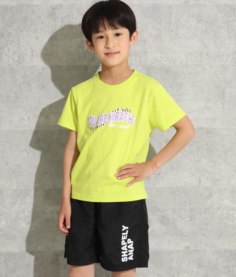 チェッカー ロゴ Tシャツ  423-2817
