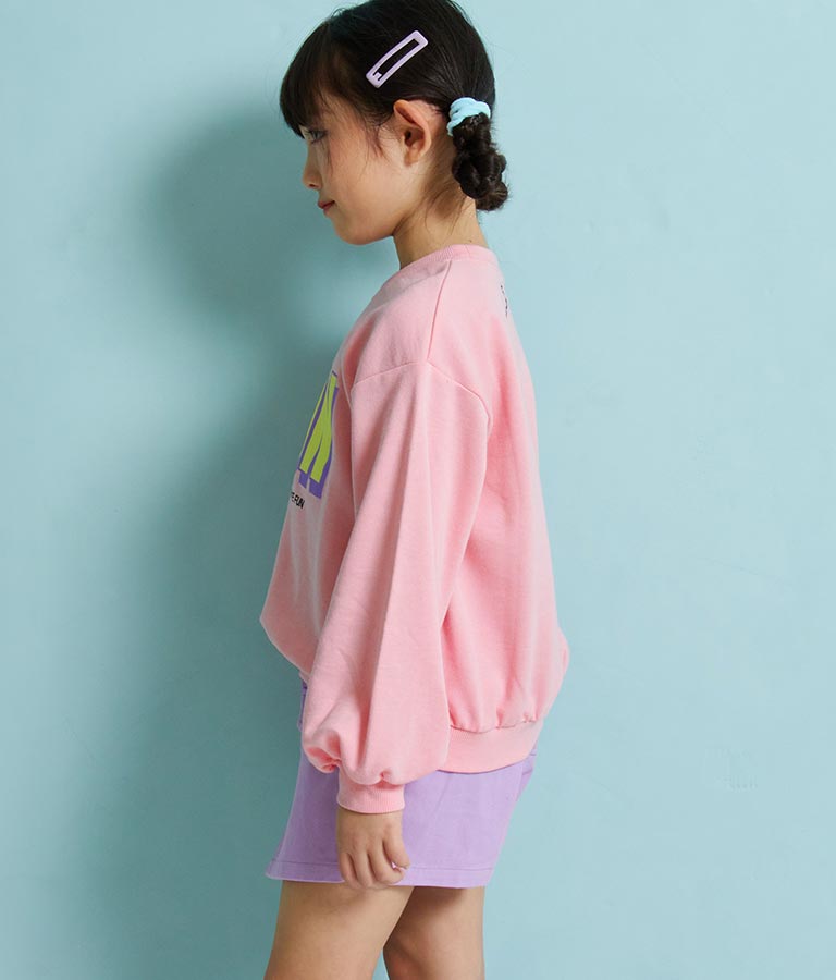 ミニ裏毛 プリント トレーナー 423-2983