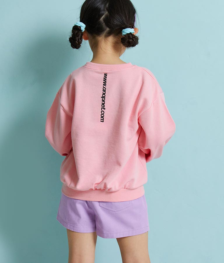 ミニ裏毛 プリント トレーナー 423-2983