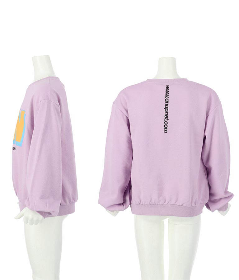 ミニ裏毛 プリント トレーナー 423-2983