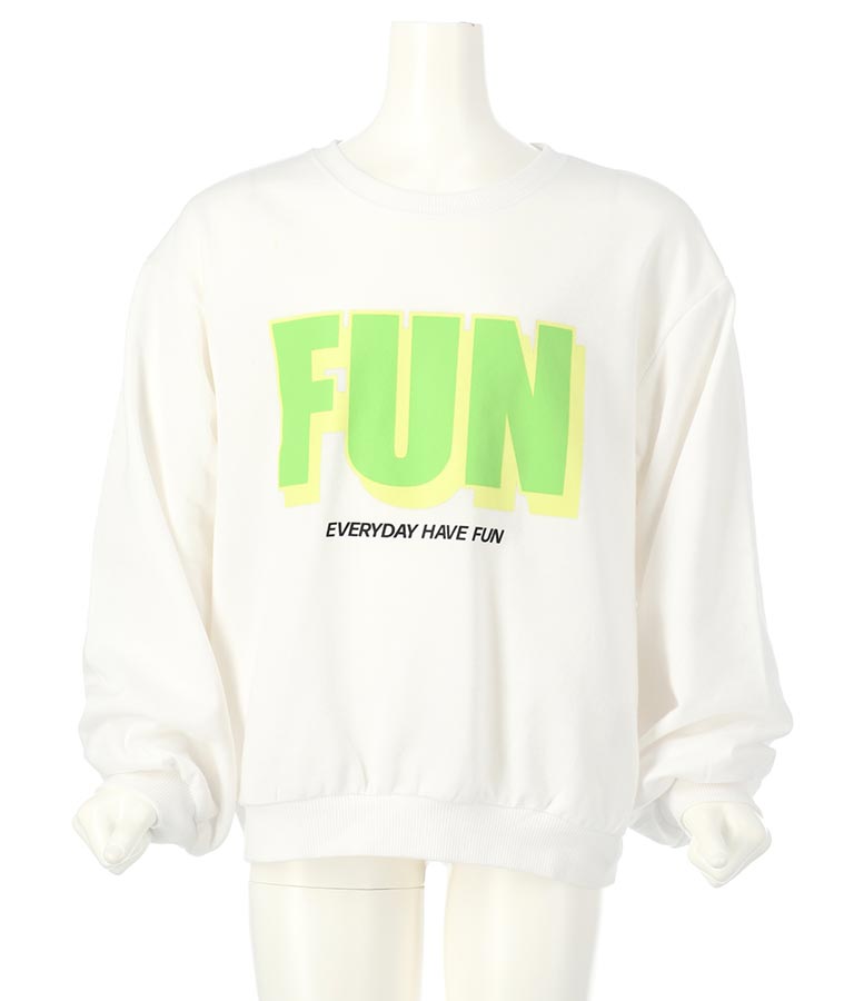 ミニ裏毛 プリント トレーナー 423-2983