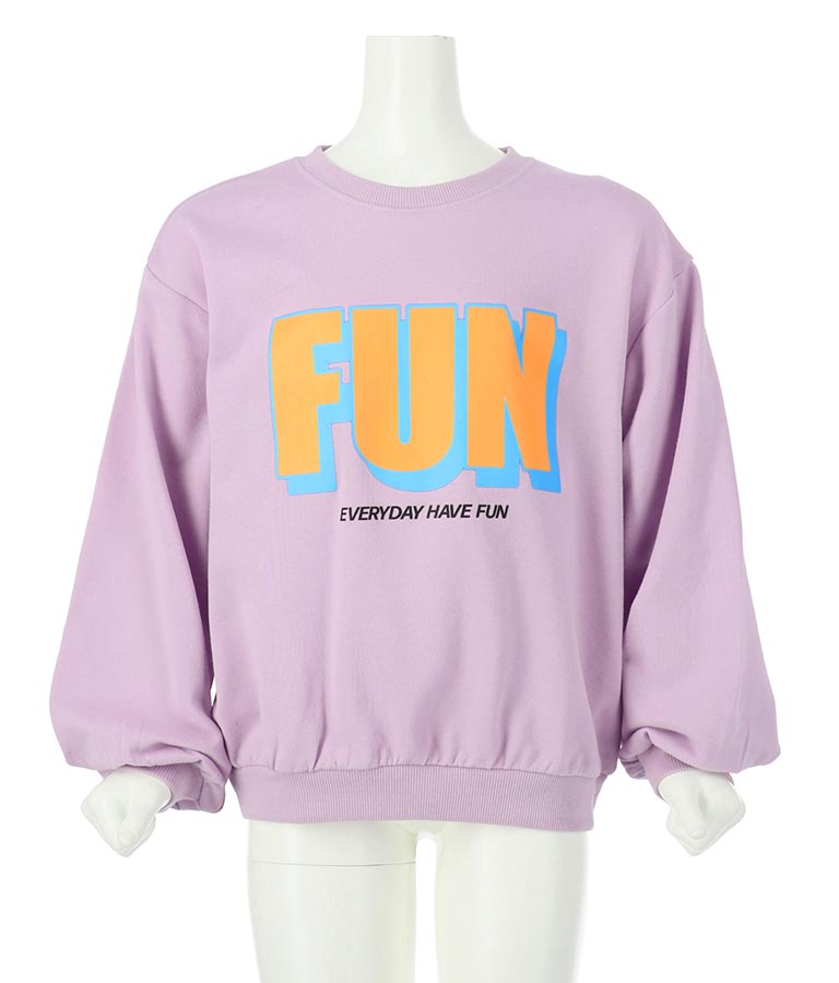 ミニ裏毛 プリント トレーナー 423-2983