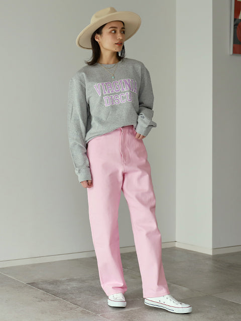 ツイルカラーストレートパンツ 852-5295