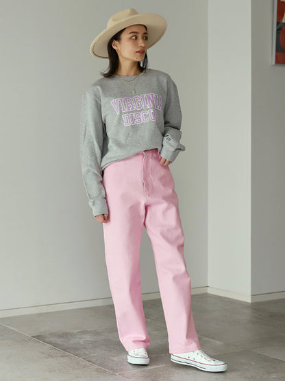 ツイルカラーストレートパンツ 852-5295