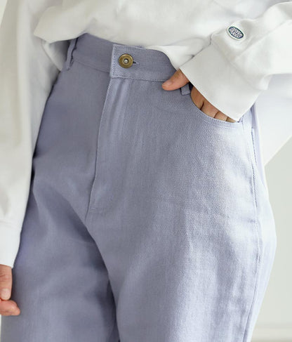 ツイルカラーストレートパンツ 852-5295