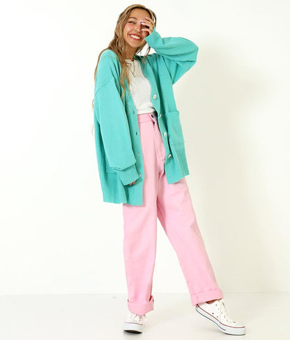 ツイルカラーストレートパンツ 852-5295