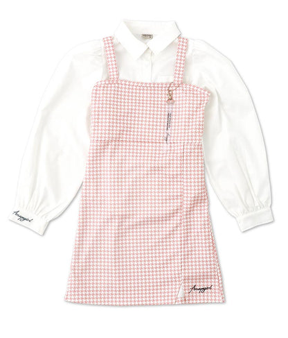 シャツ × キャミソール ワンピース セット 918-6740