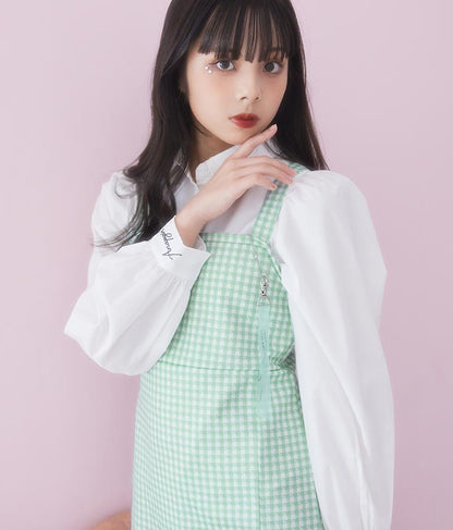 シャツ × キャミソール ワンピース セット 918-6740