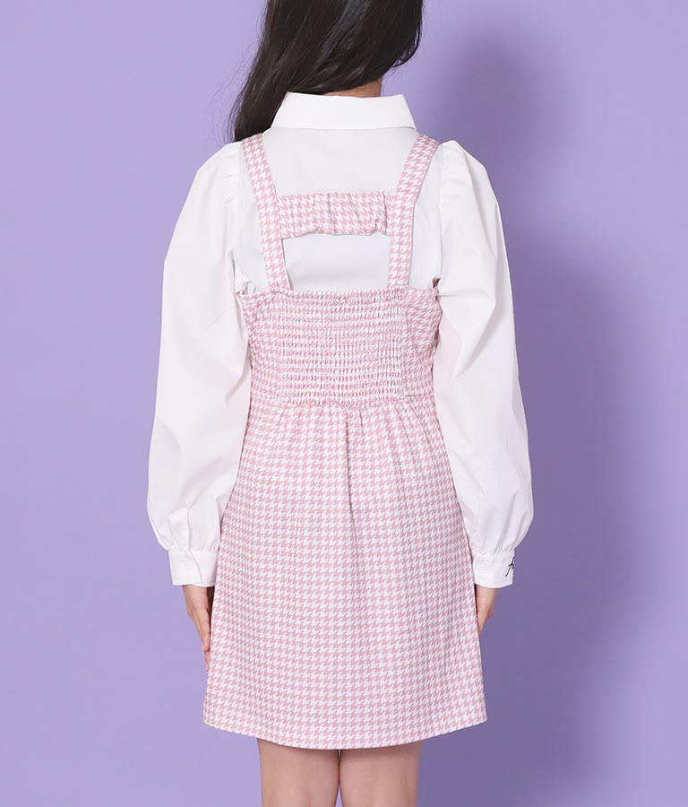 シャツ × キャミソール ワンピース セット 918-6740