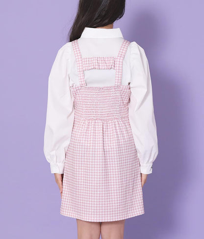 シャツ × キャミソール ワンピース セット 918-6740