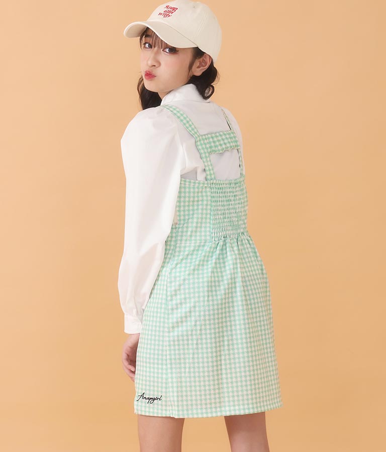 シャツ × キャミソール ワンピース セット 918-6740