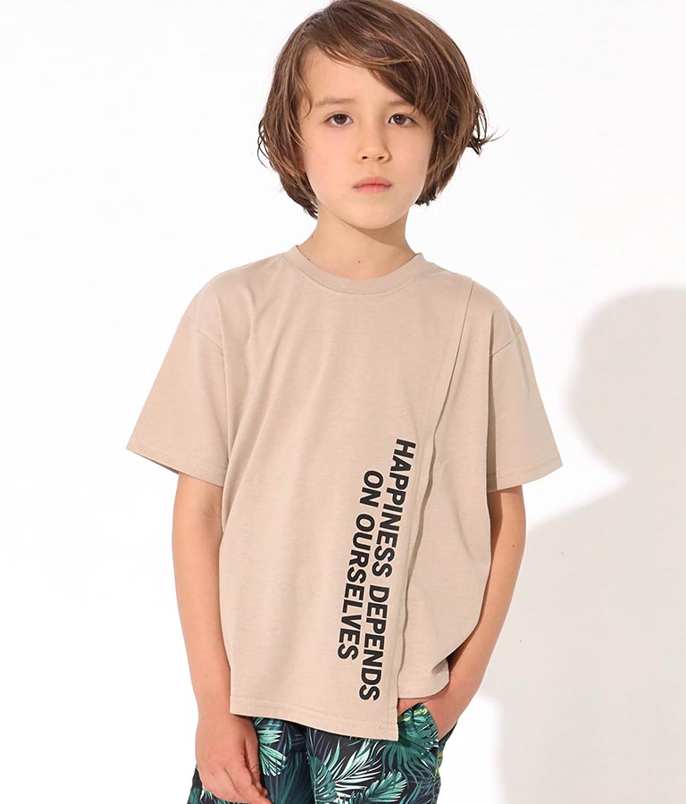 フロント切替ビッグTシャツ 423-2530