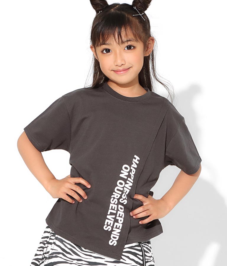 フロント切替ビッグTシャツ 423-2530