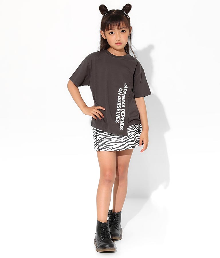 フロント切替ビッグTシャツ 423-2530