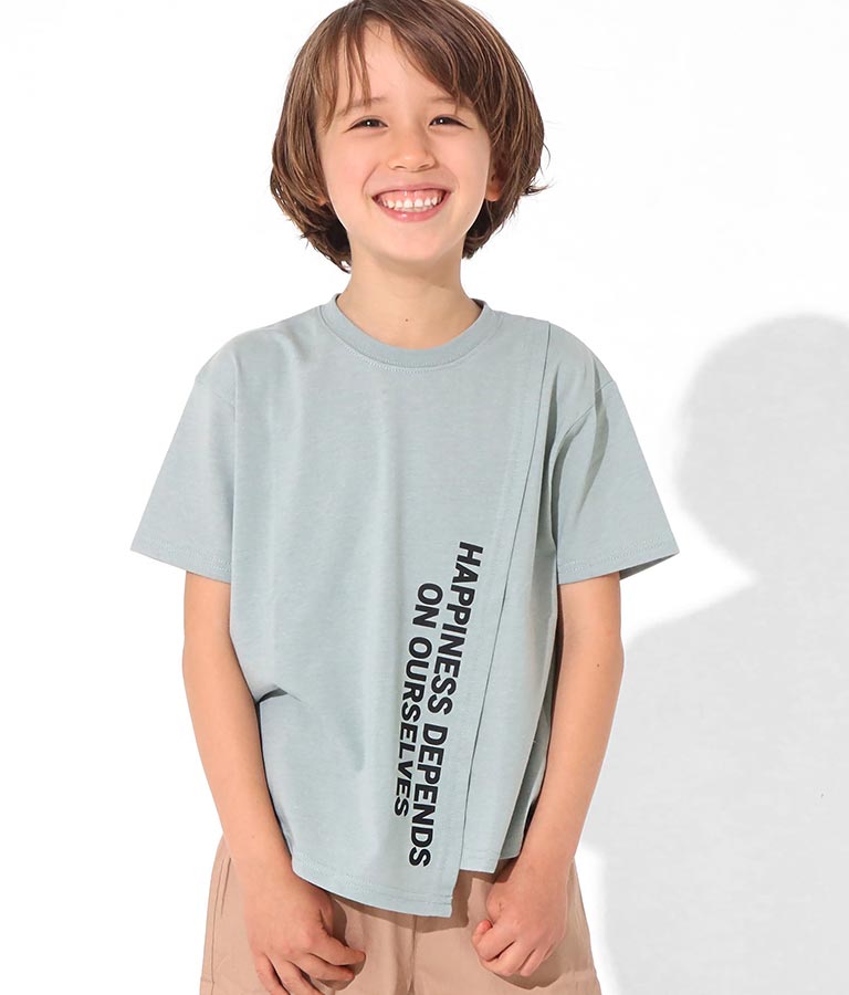 フロント切替ビッグTシャツ 423-2530