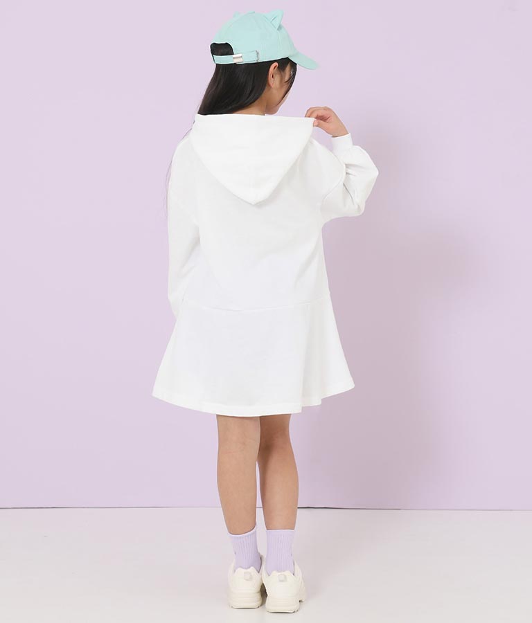 ミニ裏毛フレアワンピース 427-2712