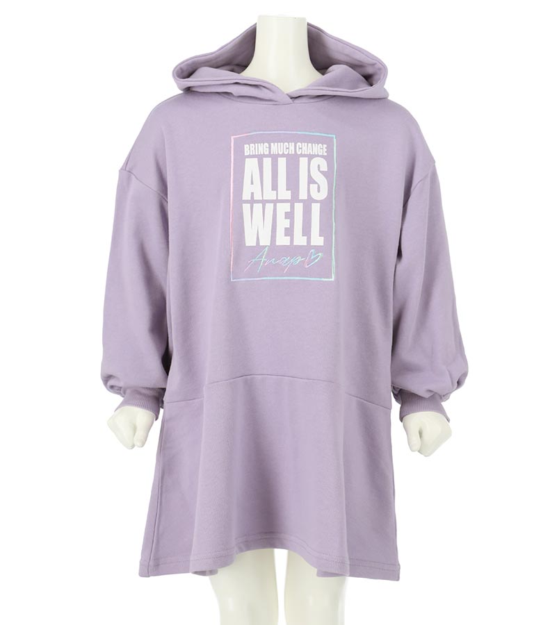 ミニ裏毛フレアワンピース 427-2712