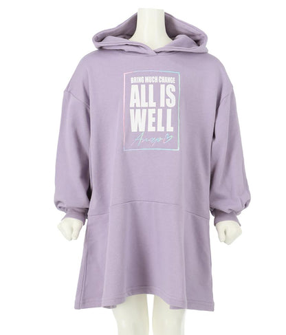 ミニ裏毛フレアワンピース 427-2712