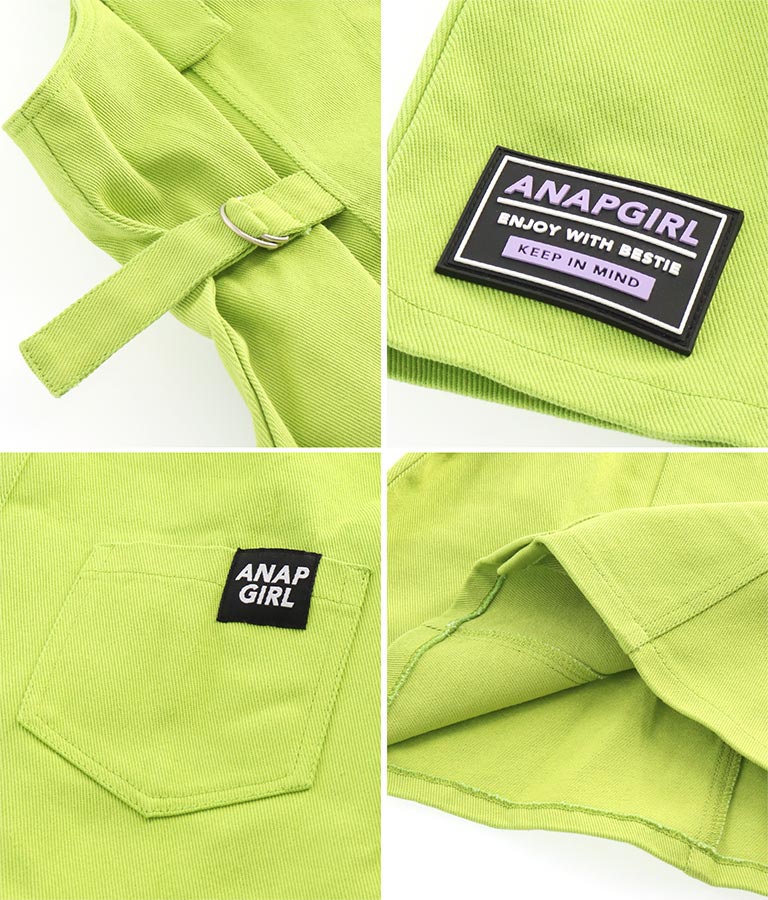 ツイル サロペ ワンピース 917-6794