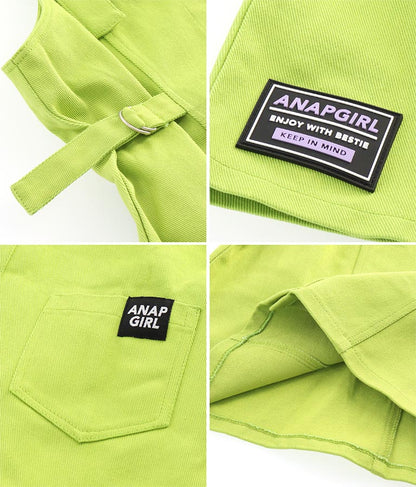 ツイル サロペ ワンピース 917-6794