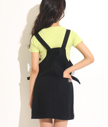 ツイル サロペ ワンピース 917-6794