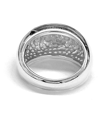 金属アレルギー対応 サージカル ステンレス 316L ボリューム デザイン リング 369-9150