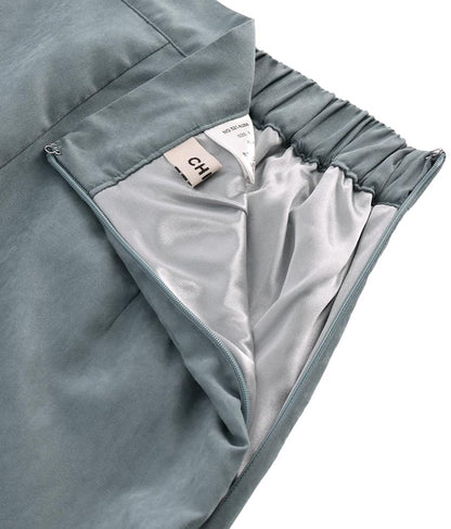 ピーチ起毛 アシンメトリー フレア スカート 521-6284