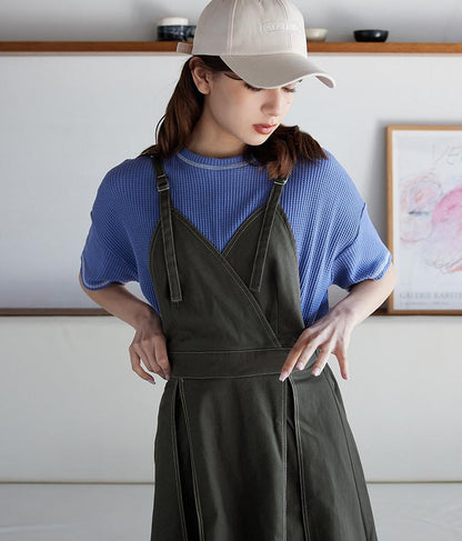 カシュクール ツイル ジャンパースカート 527-6280