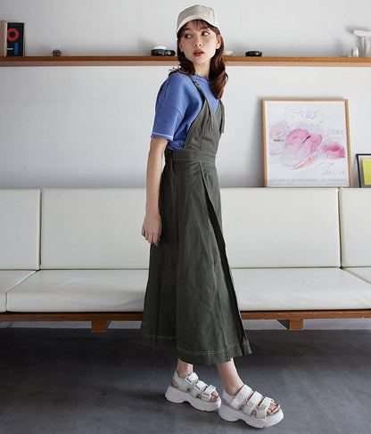 カシュクール ツイル ジャンパースカート 527-6280