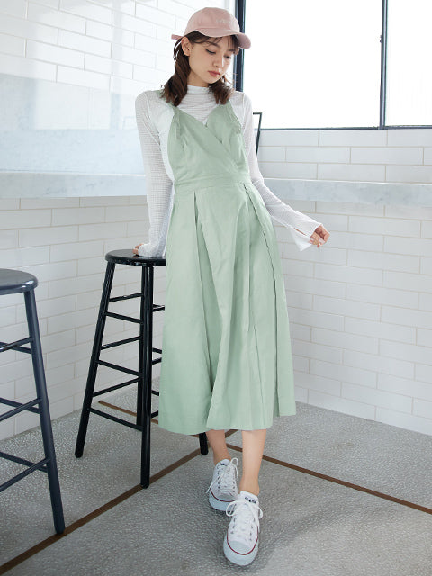 カシュクール ツイル ジャンパースカート 527-6280