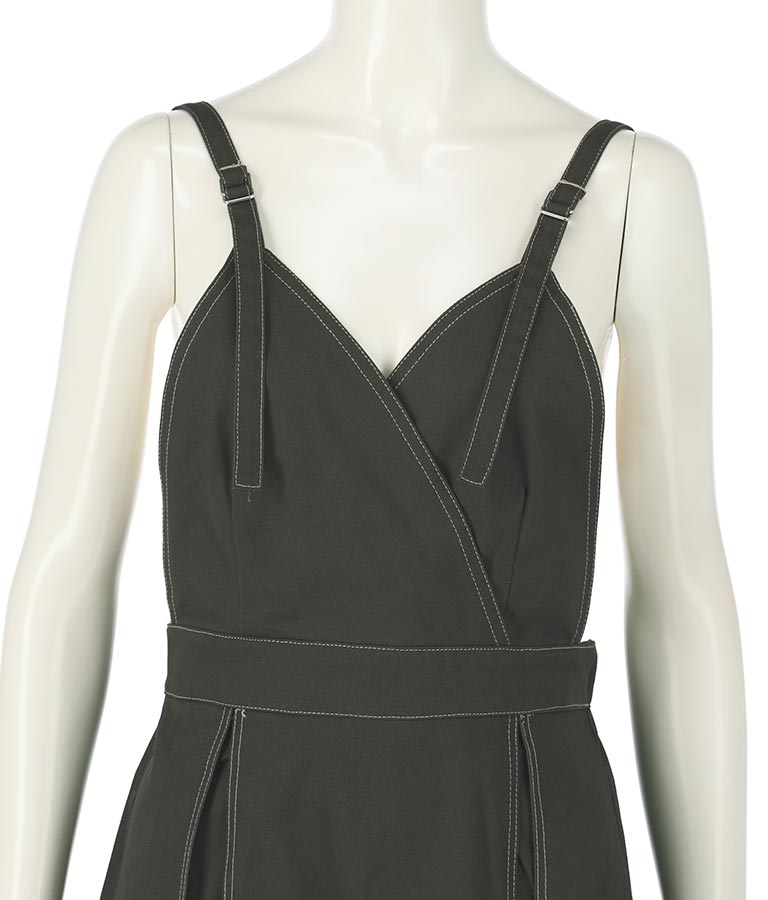 カシュクール ツイル ジャンパースカート 527-6280