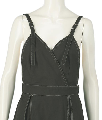 カシュクール ツイル ジャンパースカート 527-6280