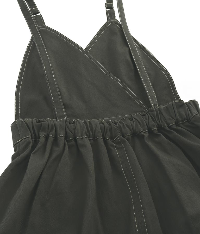 カシュクール ツイル ジャンパースカート 527-6280