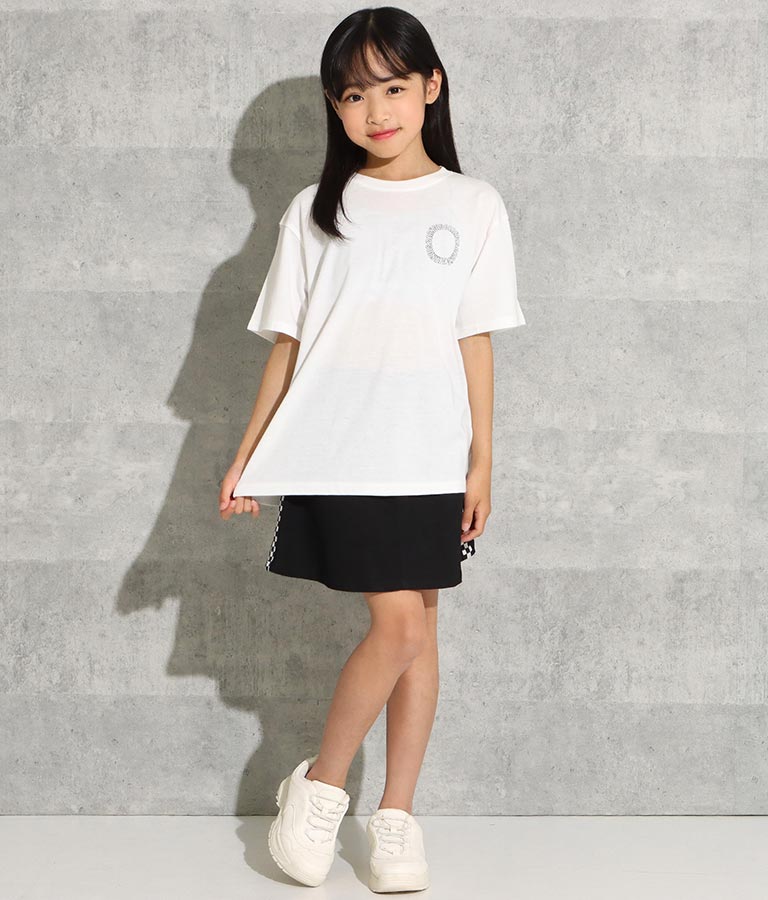 縦ロゴプリントビッグTシャツ 423-2827