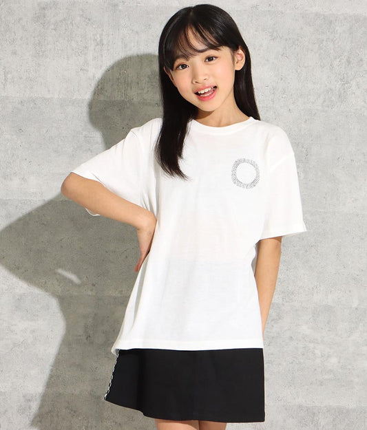 縦ロゴプリントビッグTシャツ 423-2827
