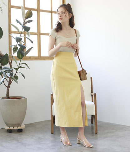 スリットデザインロングスカート 791-8499