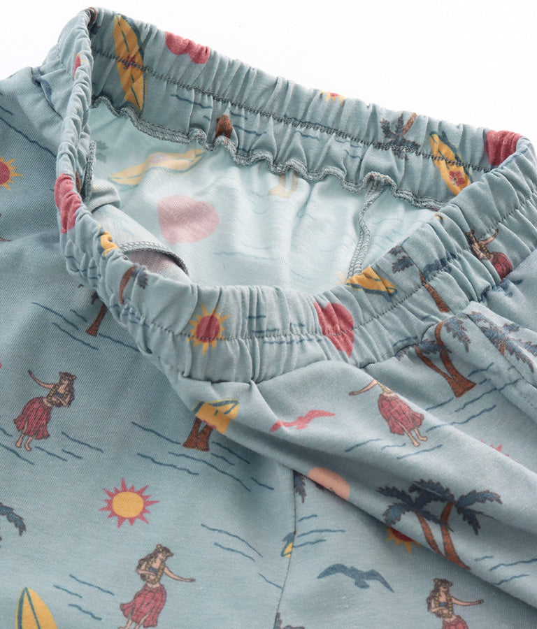 MIMPIロゴ入り総柄ストレートパンツ【セットアップ着用可】 852-5391