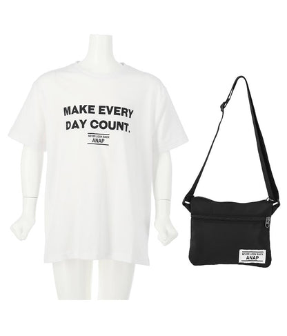 サコッシュ付きビッグTシャツ 423-2740