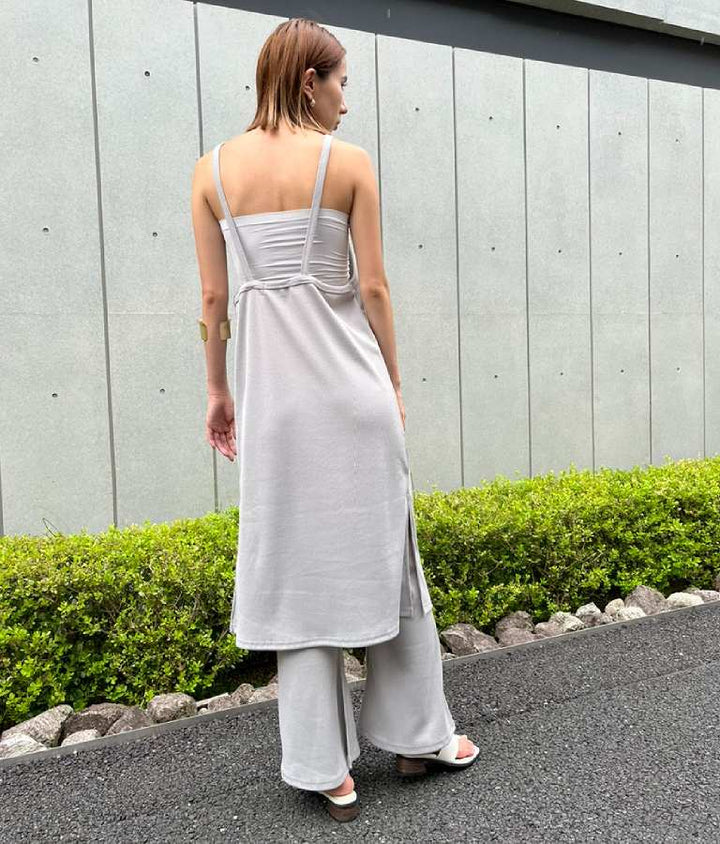 テレコリブパンツセットアップ