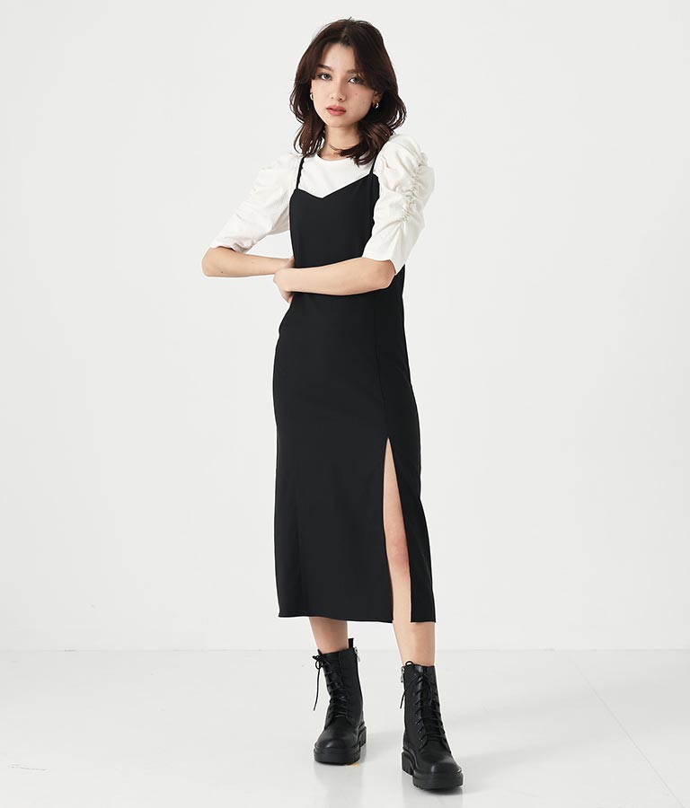 テレコリブパワショルトップスカットソー 793-8409