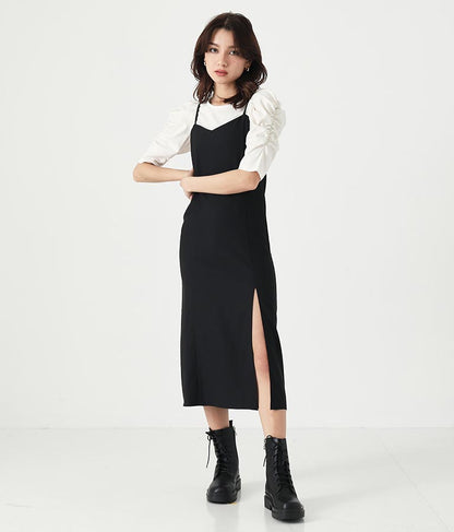 テレコリブパワショルトップスカットソー 793-8409