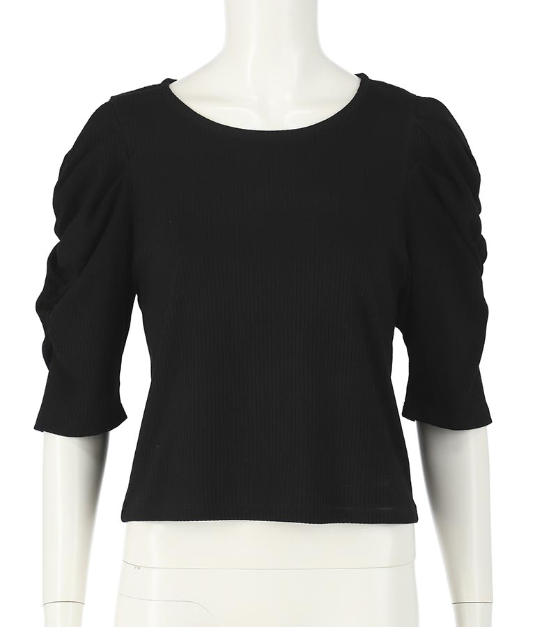 テレコリブパワショルトップスカットソー 793-8409