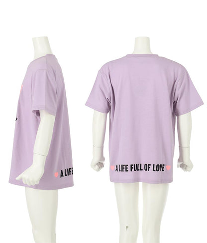 カラー ボックス ロゴ ビッグ Tシャツ 423-2837