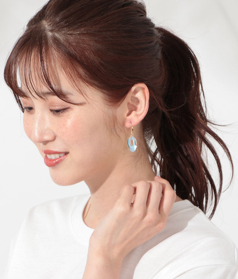 クリアモチーフピアス 529-6715