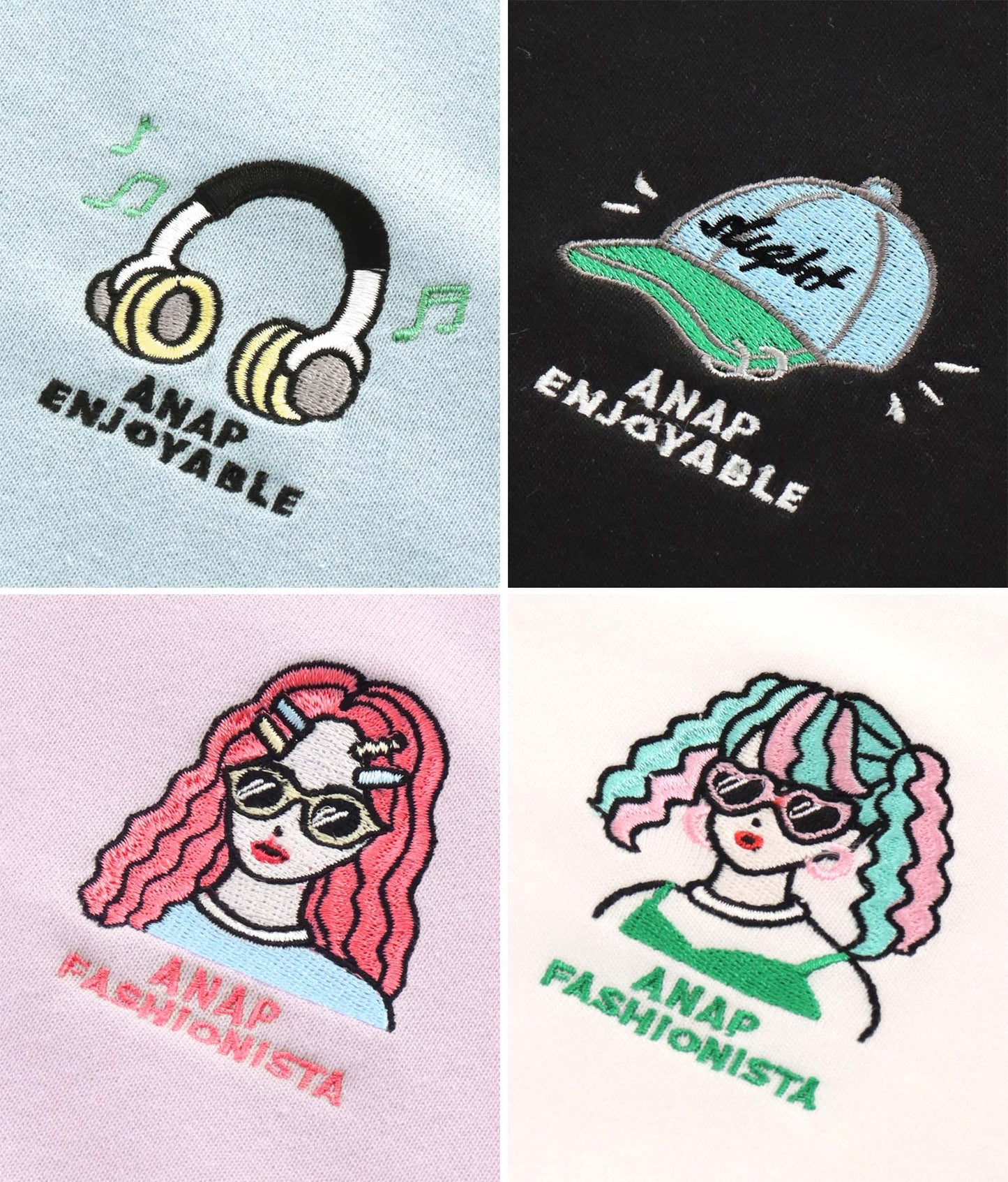 ワンポイント 刺繍 ミニ裏毛 トレーナー 423-2892