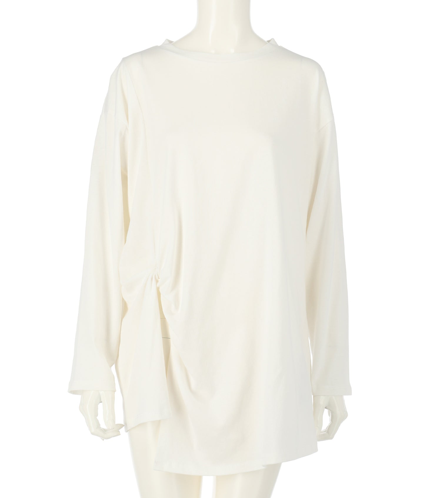 フロント ツイスト バック 刺繍 ロンT 153-5267