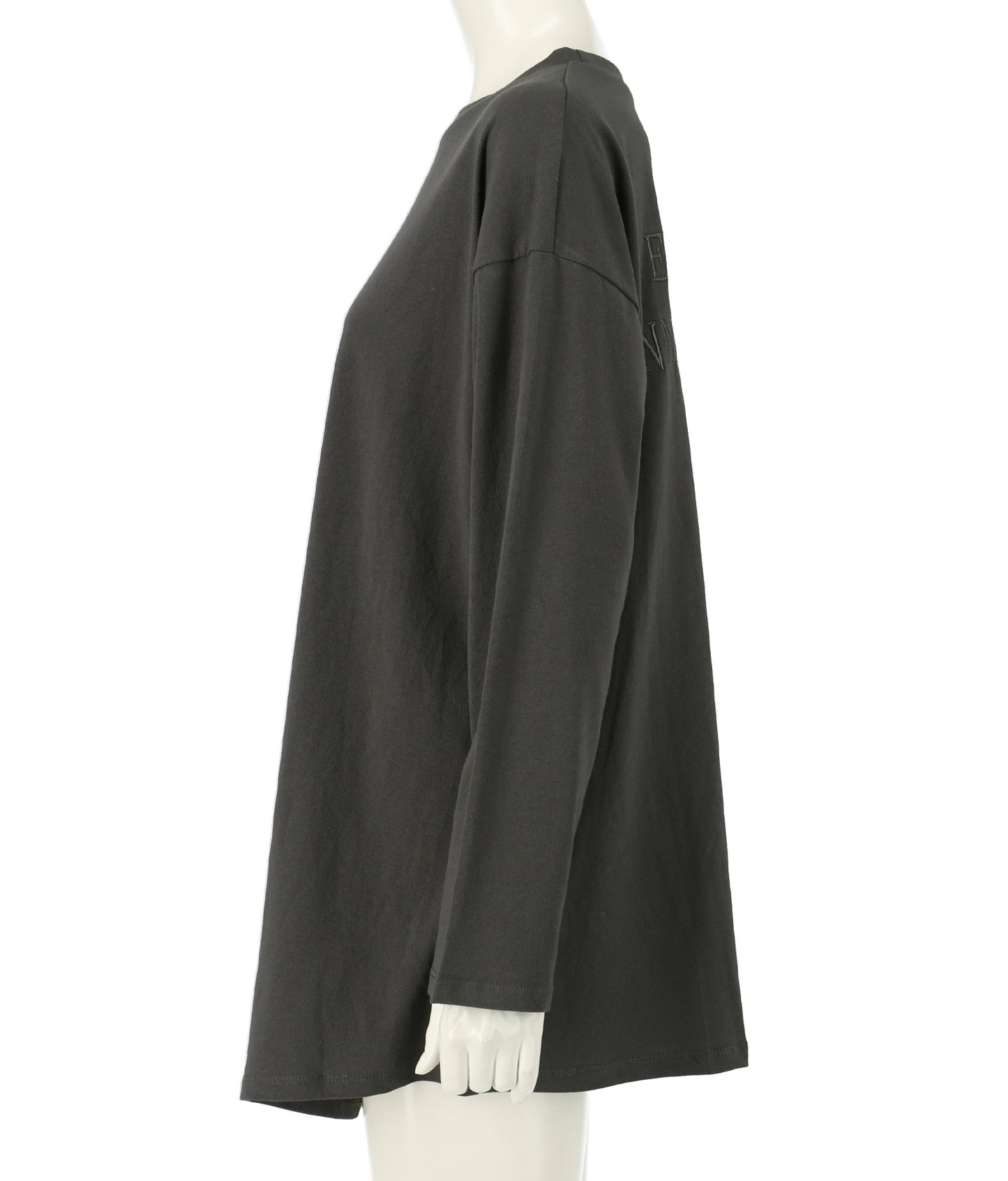 フロント ツイスト バック 刺繍 ロンT 153-5267