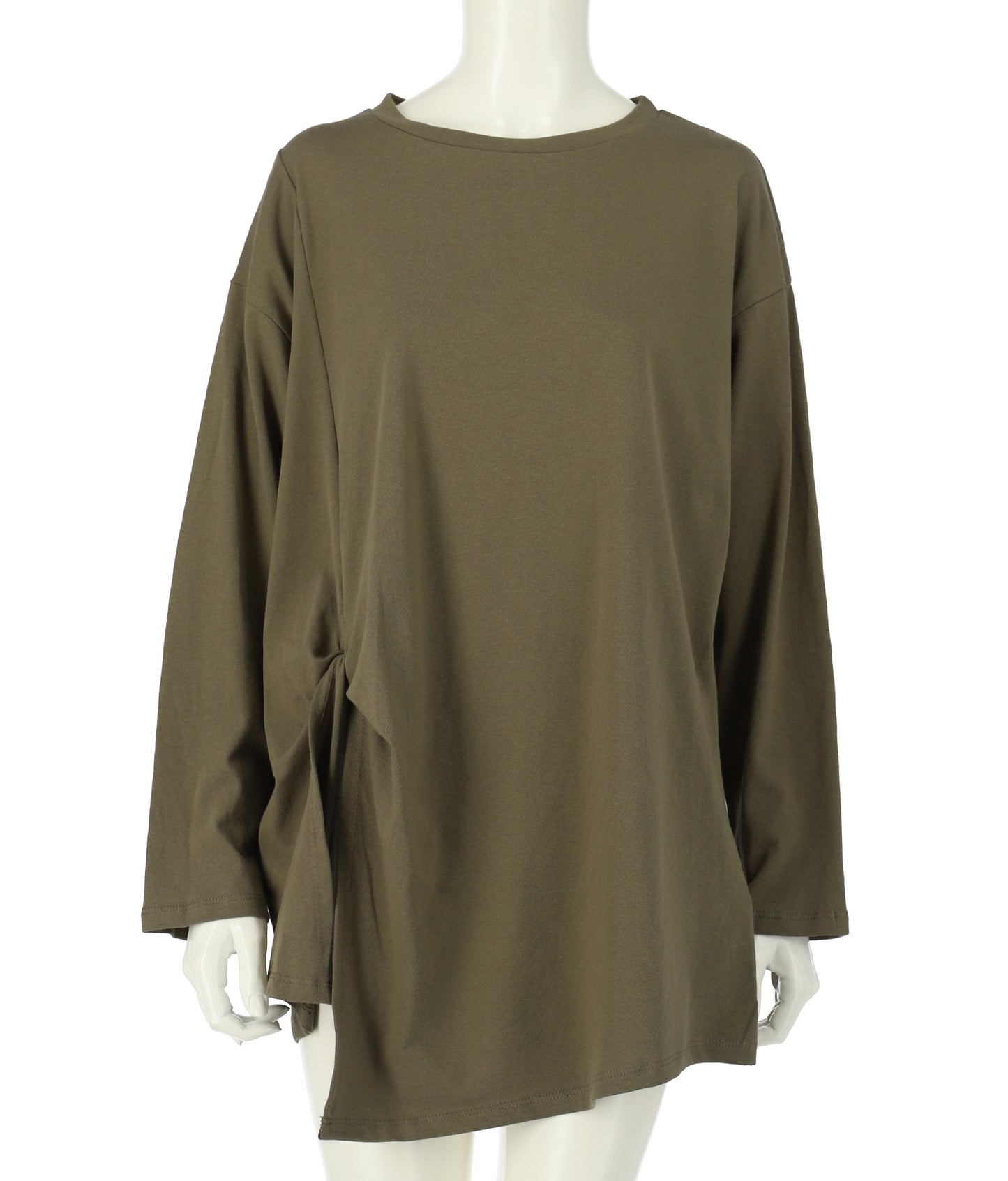 フロント ツイスト バック 刺繍 ロンT 153-5267