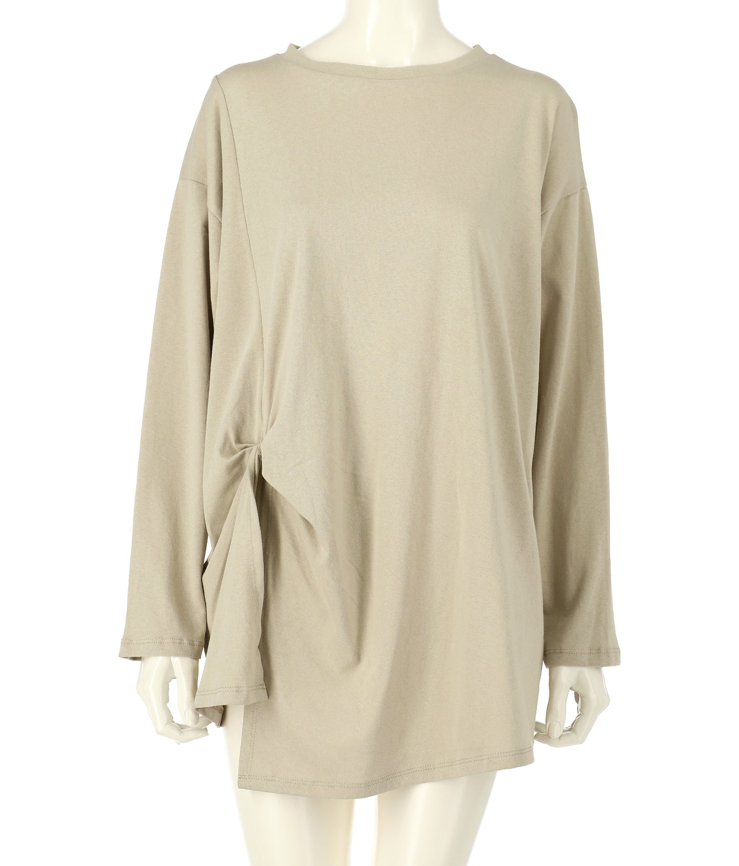 フロント ツイスト バック 刺繍 ロンT 153-5267